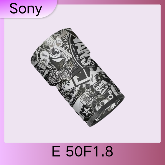 Lentes Sony E50F1.8 OSS  - Pele câmera, adesivo câmera - com alta resistência a arranhões, à prova d'água e com design elegante.